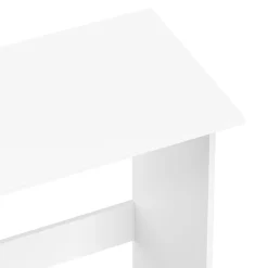 Schreibtisch CANOPUS mit Stauraum 120 x 48 x 77 cm weiss
