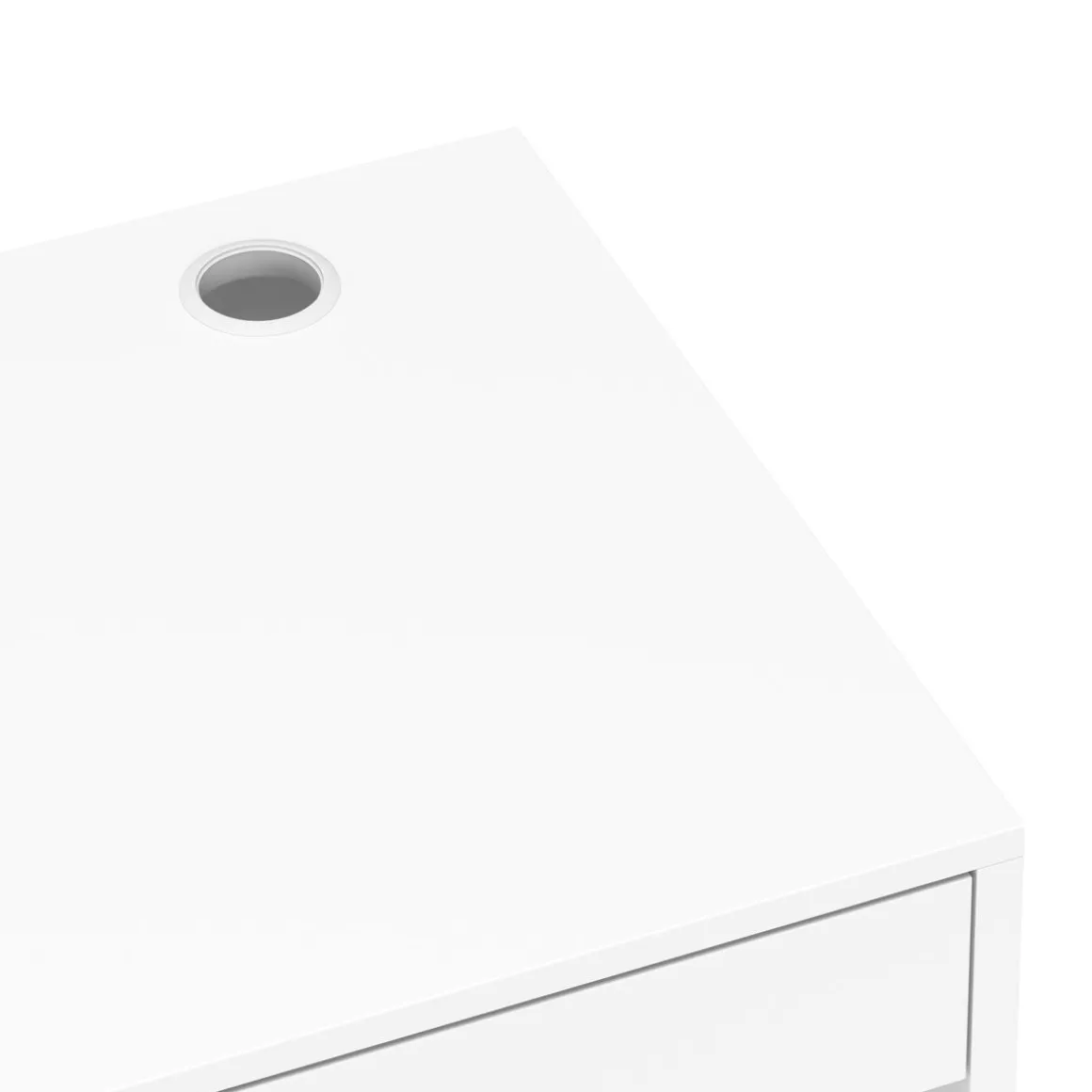 Schreibtisch EMIL mit Schublade 74 x 50 x 75 cm weiss