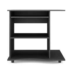 Schreibtisch EVAT auf Rollen mit Regal 80 x 50 x 75 cm anthrazit