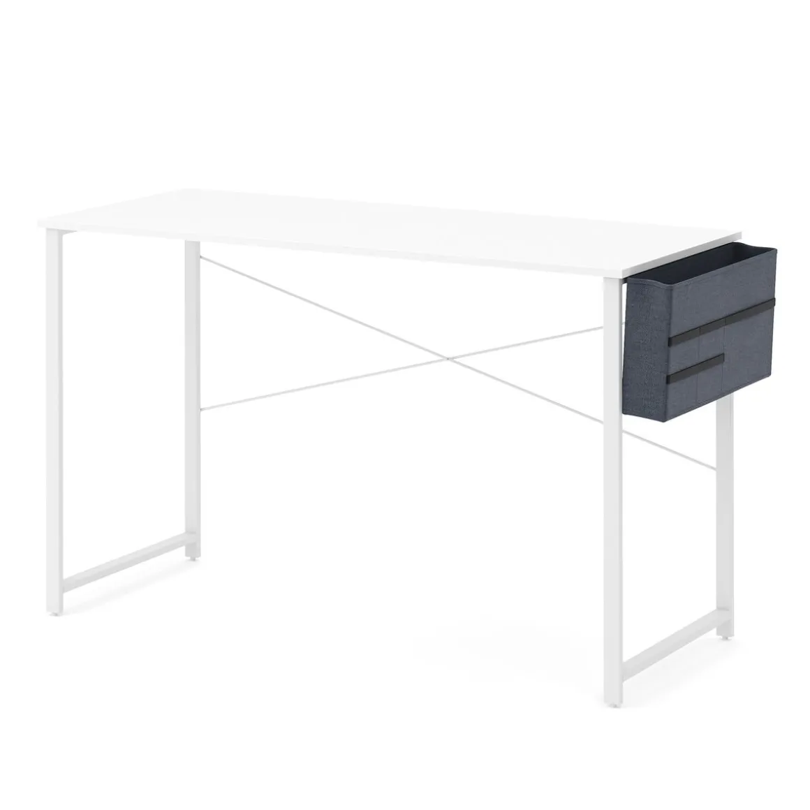 Schreibtisch FENIX mit Organizer 120 x 50 x 74 cm weiss