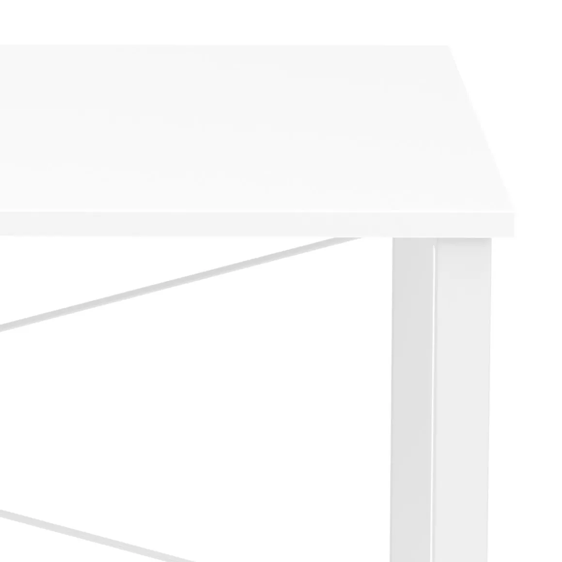 Schreibtisch FENIX mit Organizer 120 x 50 x 74 cm weiss