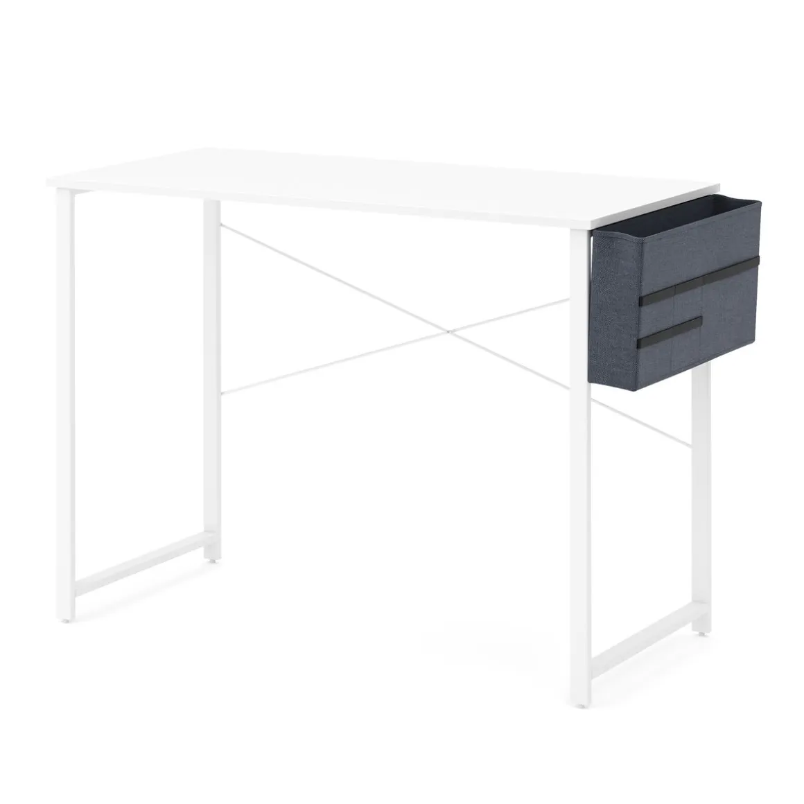 Schreibtisch FENIX mit Organizer 100 x 48 x 74 cm weiss
