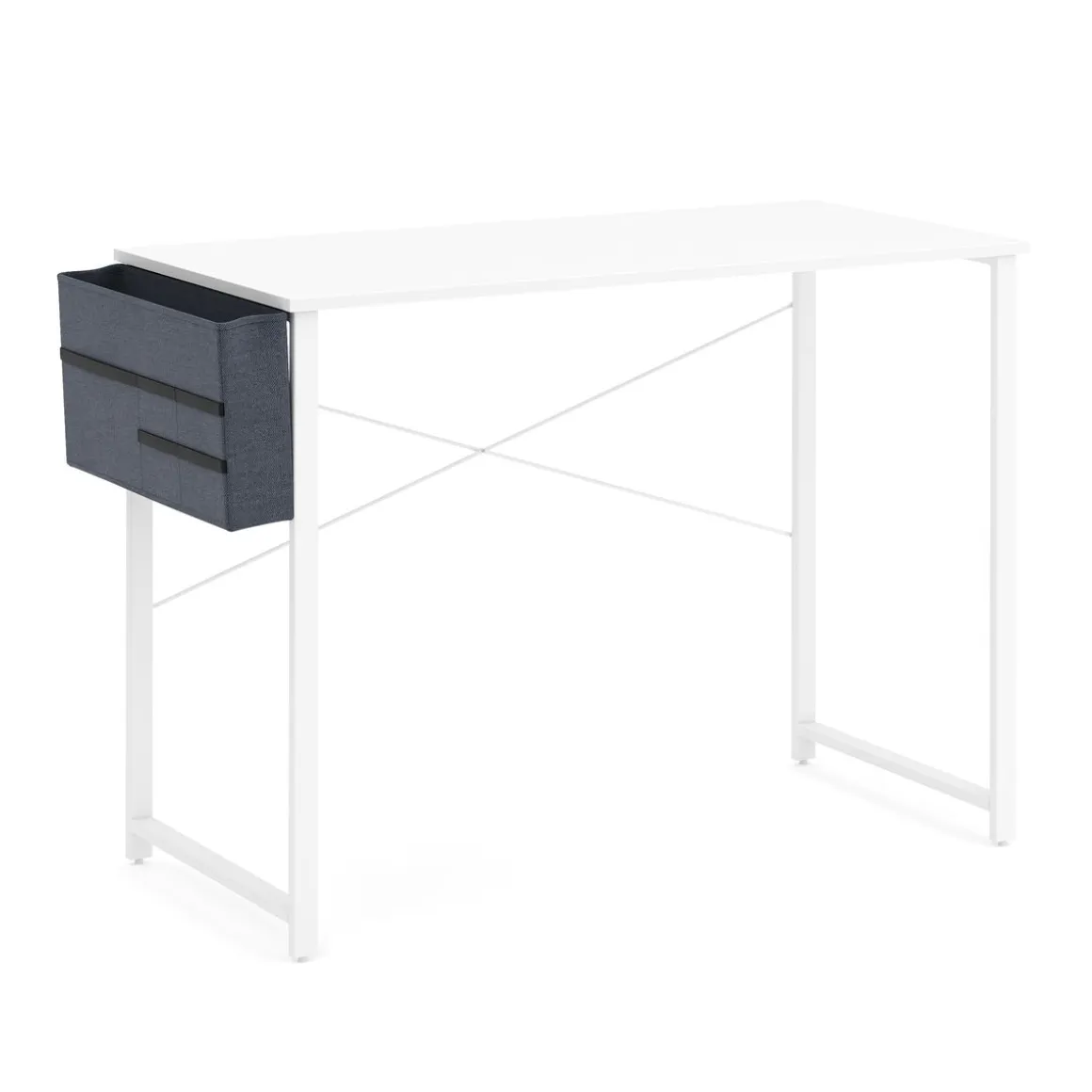 Schreibtisch FENIX mit Organizer 100 x 48 x 74 cm weiss