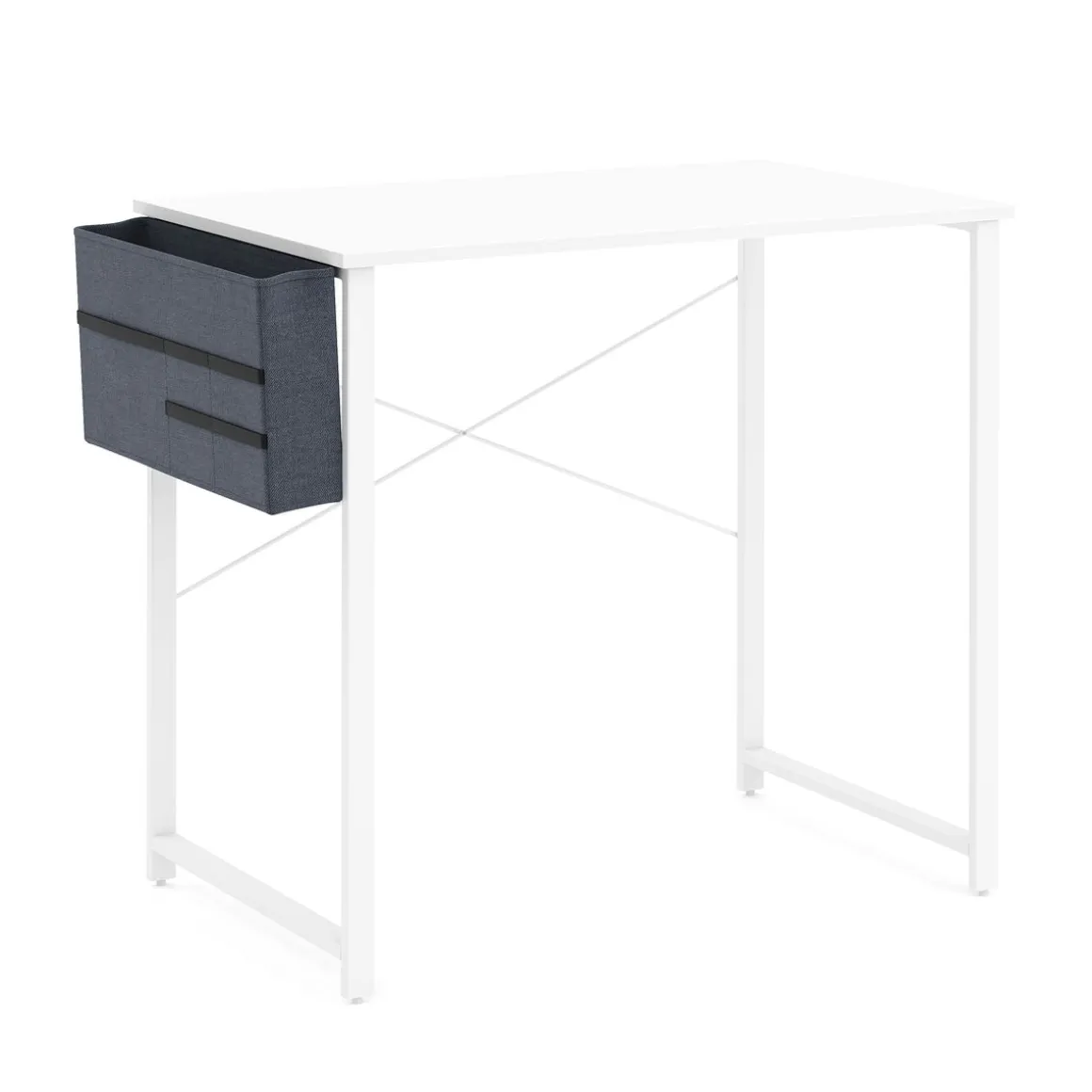 Schreibtisch FENIX mit Organizer 80 x 50 x 74 cm weiss