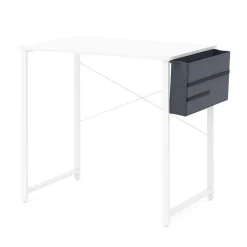 Schreibtisch FENIX mit Organizer 80 x 50 x 74 cm weiss