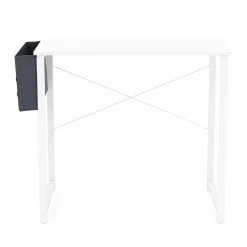 Schreibtisch FENIX mit Organizer 80 x 50 x 74 cm weiss