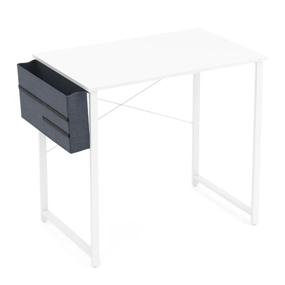 Schreibtisch FENIX mit Organizer 80 x 50 x 74 cm weiss