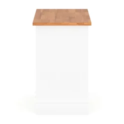 Schreibtisch GAEL 105 x 49 cm weiss/natur