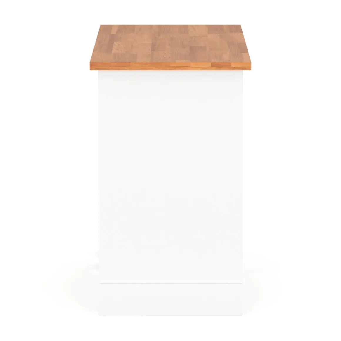 Schreibtisch GAEL 105 x 49 cm weiss/natur