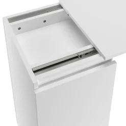 Schreibtisch GREYSON ausziehbar 66 - 121 x 38 x 76 cm weiss