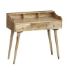 Schreibtisch Holz Vintage LOUISE mit Schubladen 90 x 45 x 86 cm