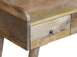 Schreibtisch Holz Vintage LOUISE mit Schubladen 90 x 45 x 86 cm