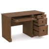 Schreibtisch Holz Vintage VINCENT mit Schubladen 135 x 60 x 76 cm