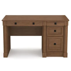 Schreibtisch Holz Vintage VINCENT mit Schubladen 135 x 60 x 76 cm
