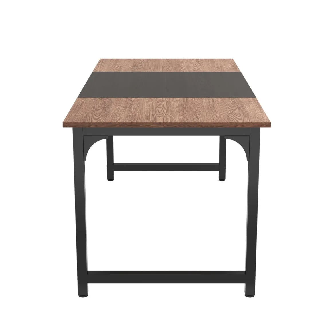 Schreibtisch KARL 180 x 80 x 75 cm braun/schwarz