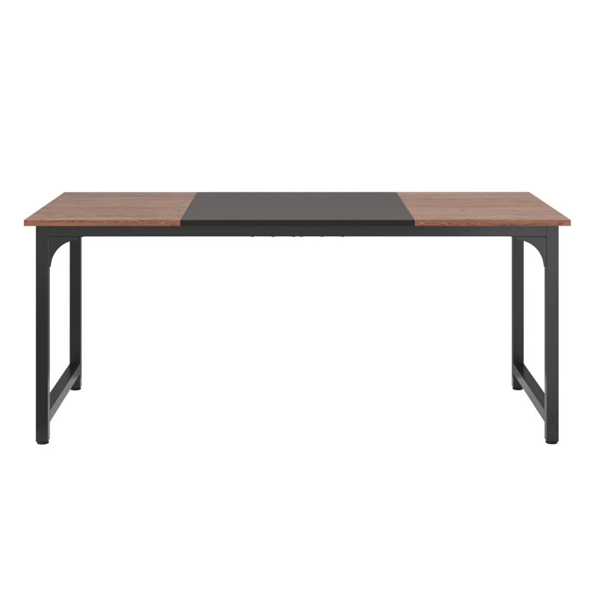 Schreibtisch KARL 180 x 80 x 75 cm braun/schwarz