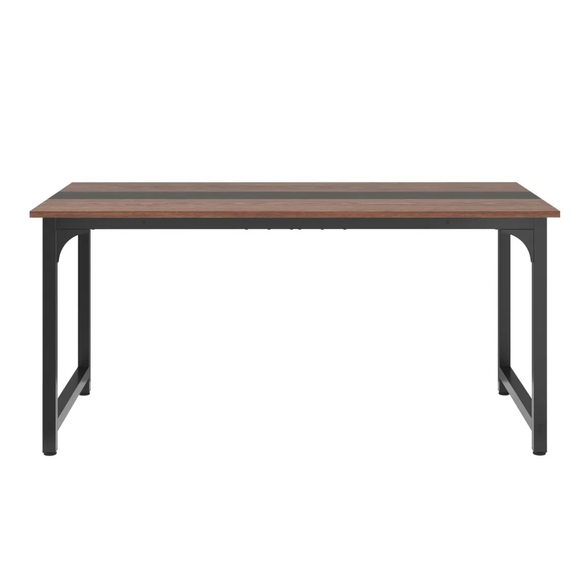 Schreibtisch MATIAS 160 x 80 x 75 cm braun/schwarz