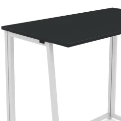 Schreibtisch NORMAN klappbar 80 x 45 x 74 cm schwarz/weiss