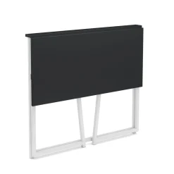 Schreibtisch NORMAN klappbar 80 x 45 x 74 cm schwarz/weiss