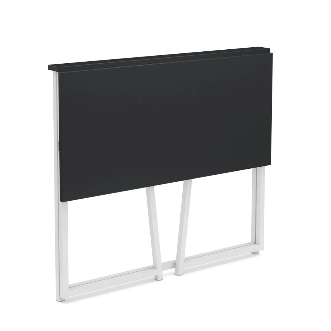 Schreibtisch NORMAN klappbar 80 x 45 x 74 cm schwarz/weiss