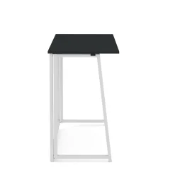 Schreibtisch NORMAN klappbar 80 x 45 x 74 cm schwarz/weiss