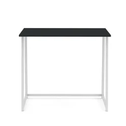 Schreibtisch NORMAN klappbar 80 x 45 x 74 cm schwarz/weiss