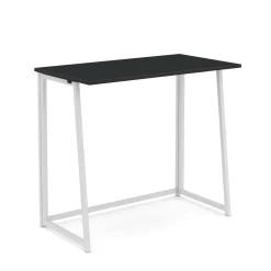 Schreibtisch NORMAN klappbar 80 x 45 x 74 cm schwarz/weiss