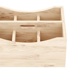 Schreibtisch Organizer Bambus 25 x 18 x 12 natur