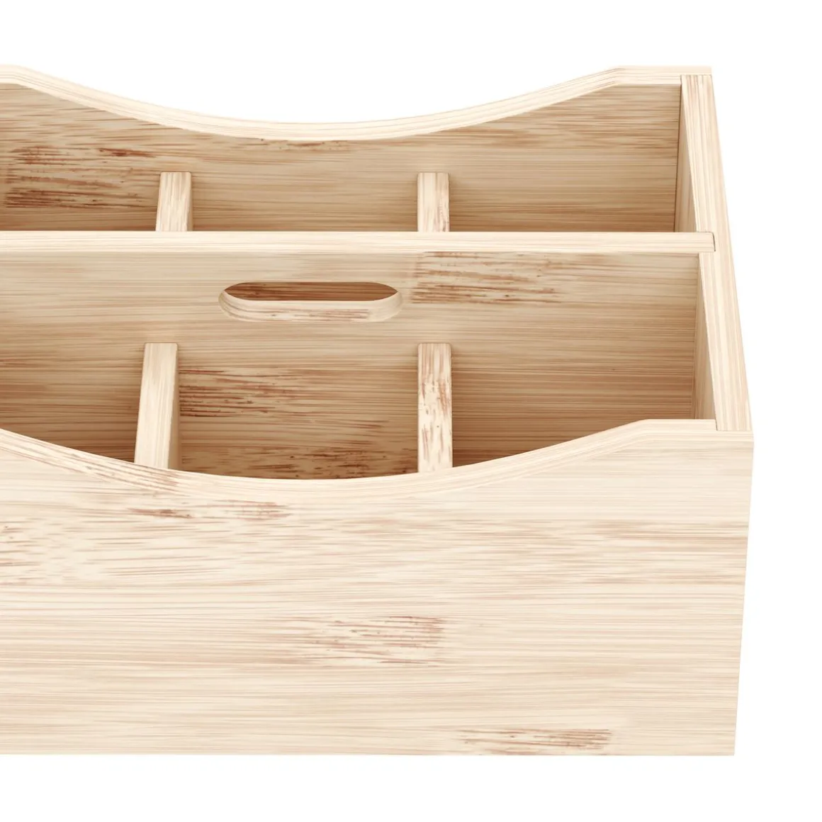 Schreibtisch Organizer Bambus 25 x 18 x 12 natur