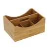 Schreibtisch Organizer Bambus 4 Fächer natur