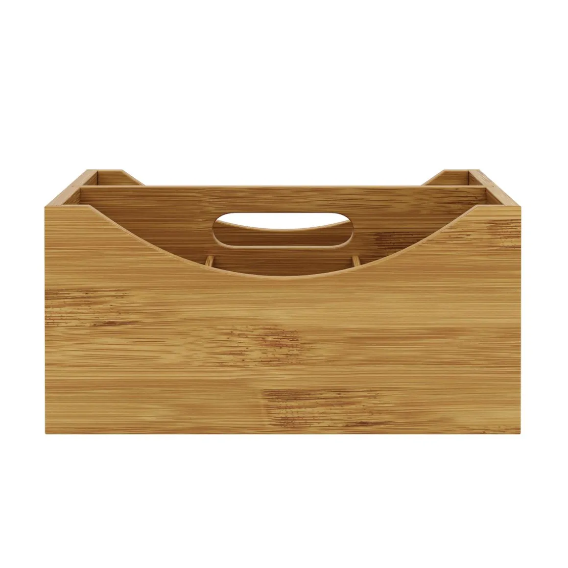 Schreibtisch Organizer Bambus 4 Fächer natur