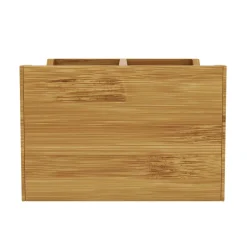 Schreibtisch Organizer Bambus 4 Fächer natur