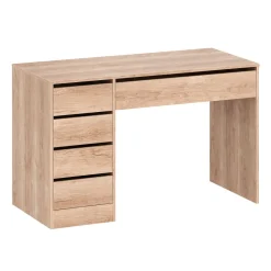 Schreibtisch RIGEL mit Schubladen 120 x 55 x 75 cm braun