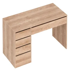 Schreibtisch RIGEL mit Schubladen 120 x 55 x 75 cm braun