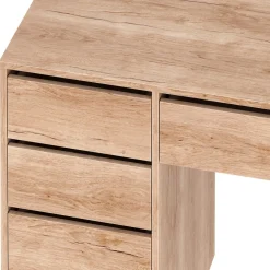 Schreibtisch RIGEL mit Schubladen 120 x 55 x 75 cm braun
