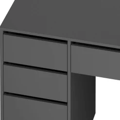 Schreibtisch RIGEL mit Schubladen 120 x 55 x 75 cm anthrazit