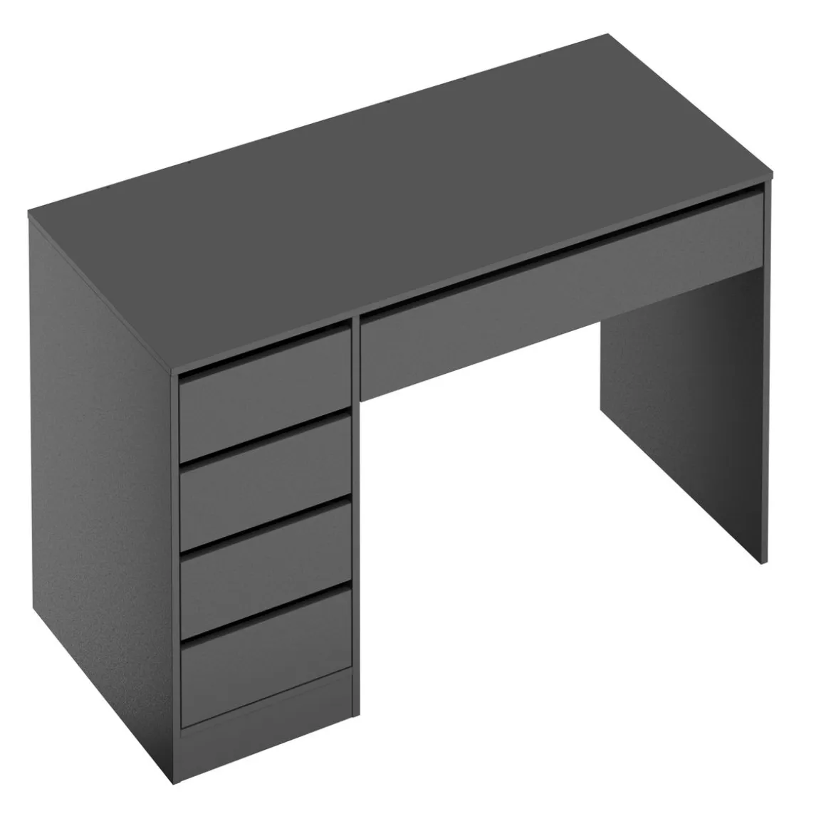 Schreibtisch RIGEL mit Schubladen 120 x 55 x 75 cm anthrazit