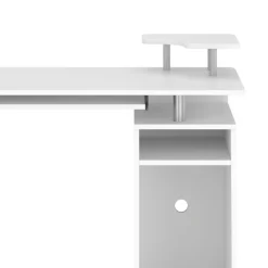 Schreibtisch RIGIL mit Schubladen 120 x 55 x 89 cm weiss