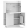 Schreibtisch Sekretär KAIRO 85 x 27 x 128 cm weiss