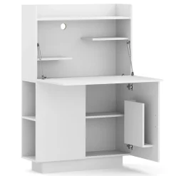 Schreibtisch Sekretär KAIRO 85 x 27 x 128 cm weiss