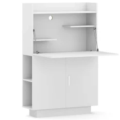 Schreibtisch Sekretär KAIRO 85 x 27 x 128 cm weiss