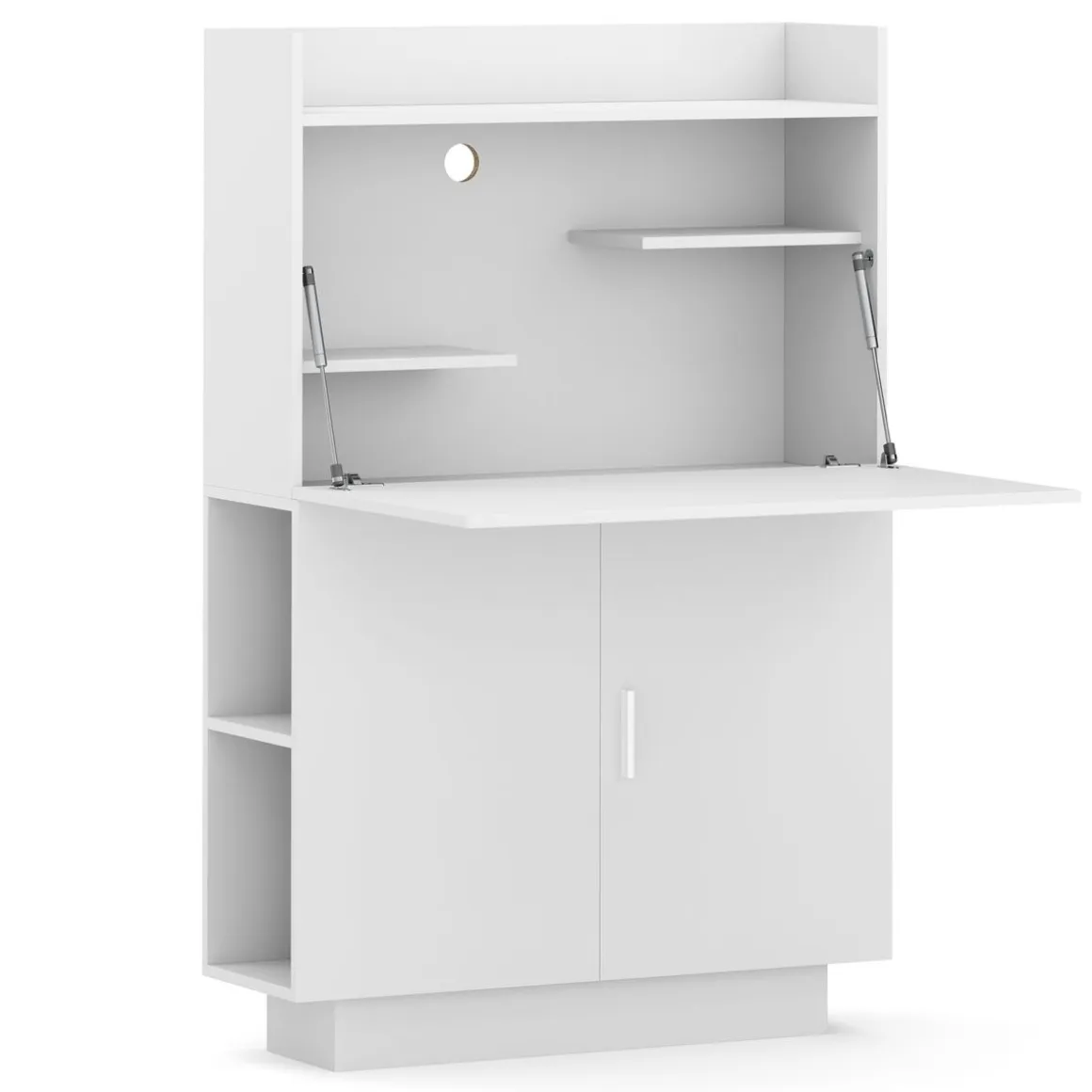 Schreibtisch Sekretär KAIRO 85 x 27 x 128 cm weiss