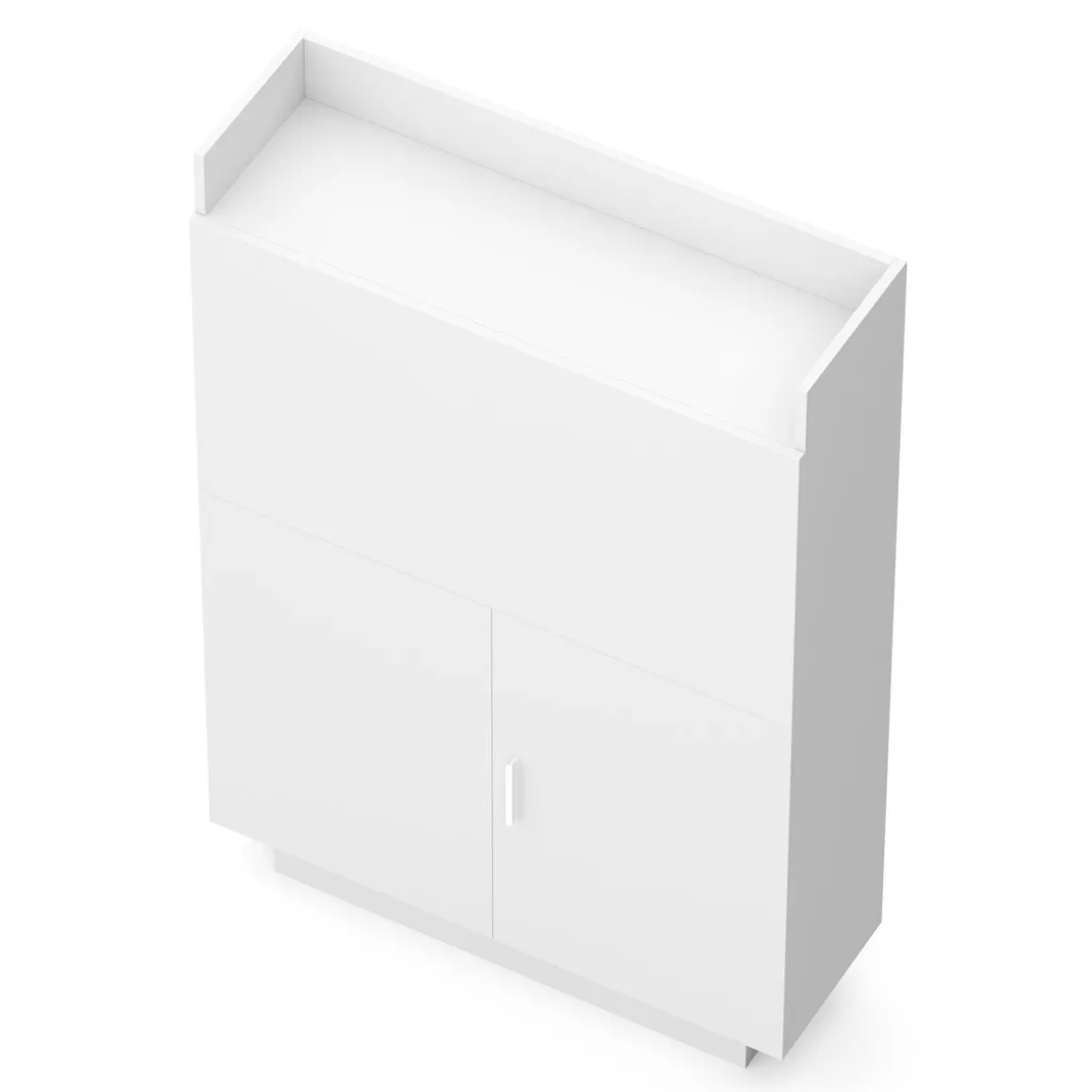 Schreibtisch Sekretär KAIRO 85 x 27 x 128 cm weiss