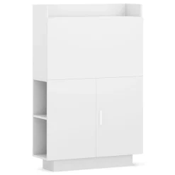 Schreibtisch Sekretär KAIRO 85 x 27 x 128 cm weiss