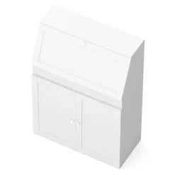 Schreibtisch Sekretär NAIROBI 82 x 38 x 117 cm weiss