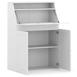 Schreibtisch Sekretär NAIROBI 82 x 38 x 117 cm weiss