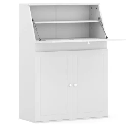 Schreibtisch Sekretär NAIROBI 82 x 38 x 117 cm weiss