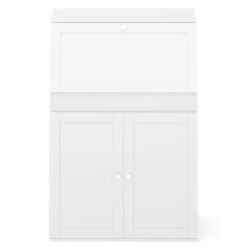 Schreibtisch Sekretär NAIROBI 82 x 38 x 117 cm weiss