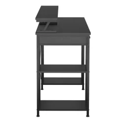 Schreibtisch TAVREN 120 x 50 x 90 cm schwarz