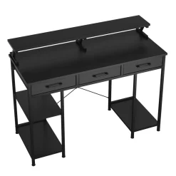 Schreibtisch TAVREN 120 x 50 x 90 cm schwarz